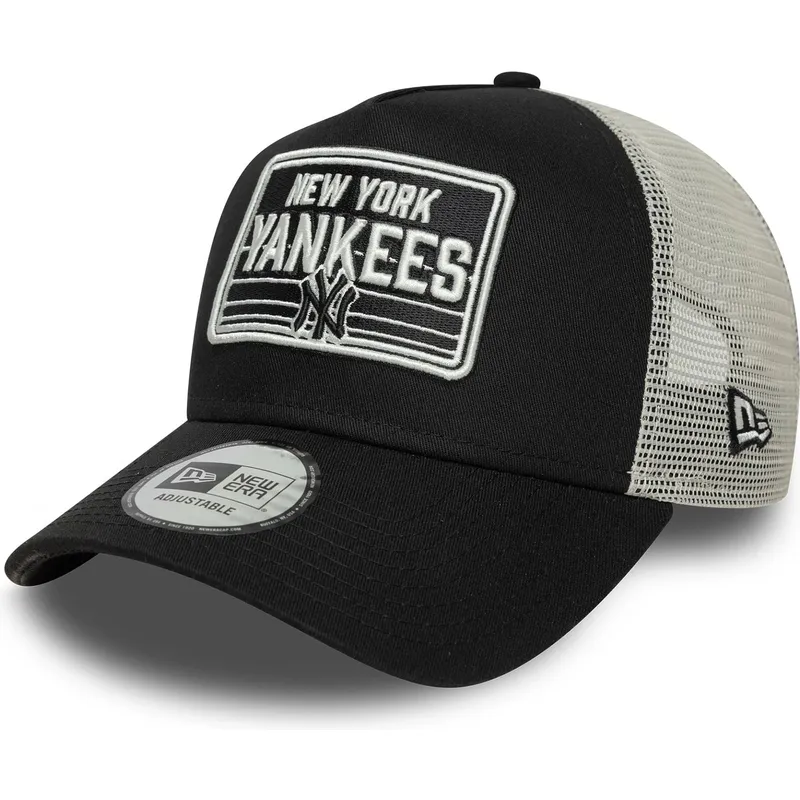 petten-gebogen-zwart-snapback-a-frame-patch-van-new-york-yankees-mlb-van-new-era