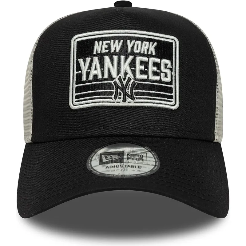 petten-gebogen-zwart-snapback-a-frame-patch-van-new-york-yankees-mlb-van-new-era