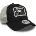 petten-gebogen-zwart-snapback-a-frame-patch-van-new-york-yankees-mlb-van-new-era