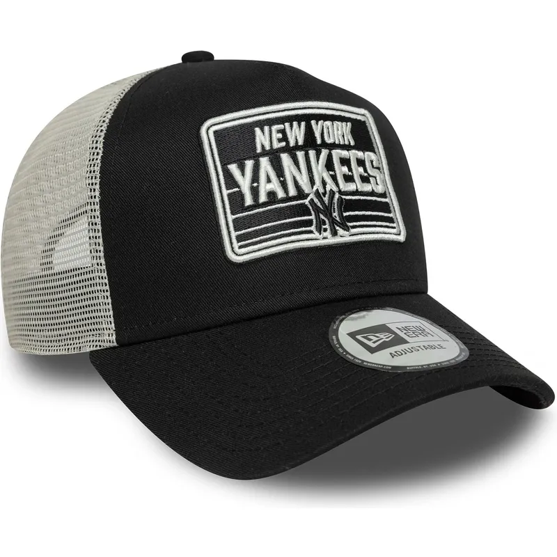 petten-gebogen-zwart-snapback-a-frame-patch-van-new-york-yankees-mlb-van-new-era
