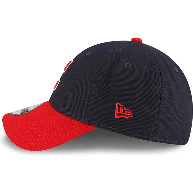 petten-gebogen-marineblauw-verstelbaar-9forty-the-league-van-cleveland-guardians-mlb-van-new-era