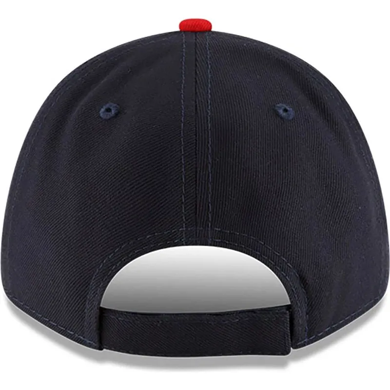 petten-gebogen-marineblauw-verstelbaar-9forty-the-league-van-cleveland-guardians-mlb-van-new-era