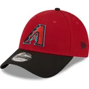 petten-gebogen-marineblauw-verstelbaar-9forty-the-league-van-arizona-diamondbacks-mlb-van-new-era