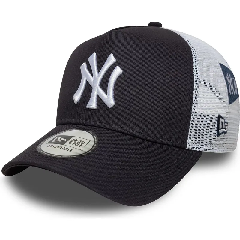 petten-gebogen-marineblauw-snapback-a-frame-multi-patch-van-new-york-yankees-mlb-van-new-era