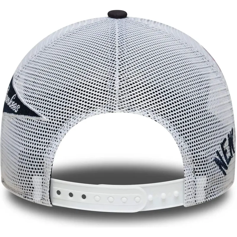 petten-gebogen-marineblauw-snapback-a-frame-multi-patch-van-new-york-yankees-mlb-van-new-era