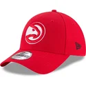 petten-gebogen-rood-verstelbaar-9forty-the-league-van-atlanta-hawks-nba-van-new-era
