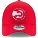 petten-gebogen-rood-verstelbaar-9forty-the-league-van-atlanta-hawks-nba-van-new-era