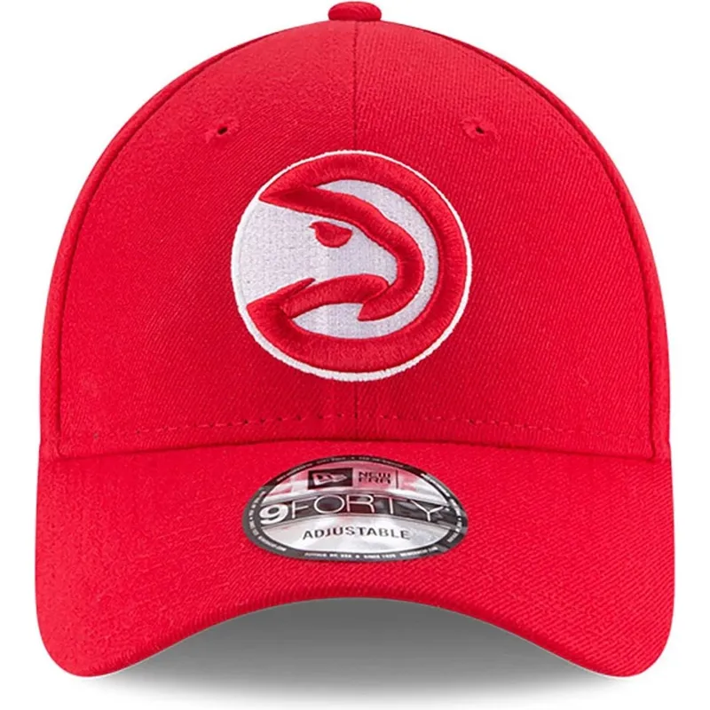 petten-gebogen-rood-verstelbaar-9forty-the-league-van-atlanta-hawks-nba-van-new-era