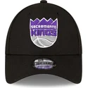 petten-gebogen-zwart-verstelbaar-9forty-the-league-van-sacramento-kings-nba-van-new-era