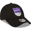 petten-gebogen-zwart-verstelbaar-9forty-the-league-van-sacramento-kings-nba-van-new-era