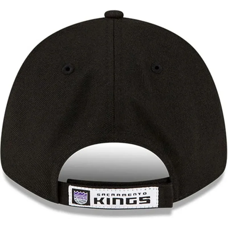 petten-gebogen-zwart-verstelbaar-9forty-the-league-van-sacramento-kings-nba-van-new-era