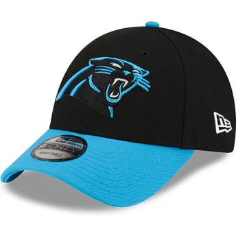 Petten gebogen zwart verstelbaar 9FORTY The League van Carolina Panthers NFL van New Era