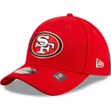 petten-gebogen-rood-verstelbaar-voor-kinderen-9forty-the-league-van-san-francisco-49ers-nfl-van-new-era