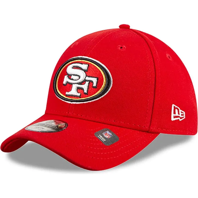 petten-gebogen-rood-verstelbaar-voor-kinderen-9forty-the-league-van-san-francisco-49ers-nfl-van-new-era