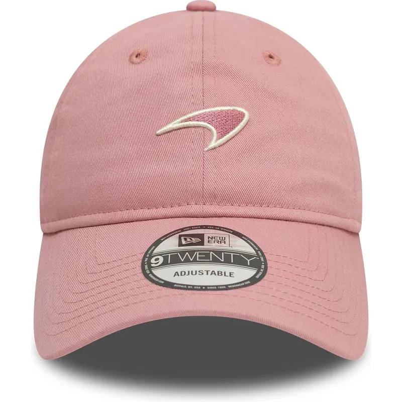 petten-gebogen-roze-verstelbaar-9twenty-seasonal-van-mclaren-racing-formula-1-van-new-era