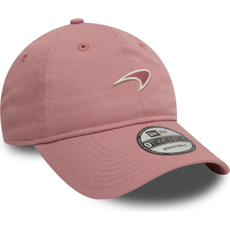 petten-gebogen-roze-verstelbaar-9twenty-seasonal-van-mclaren-racing-formula-1-van-new-era