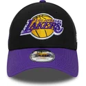 petten-gebogen-zwart-verstelbaar-9forty-side-patch-van-los-angeles-lakers-nba-van-new-era