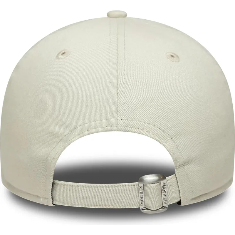 petten-gebogen-beige-verstelbaar-9forty-side-script-van-new-york-yankees-mlb-van-new-era