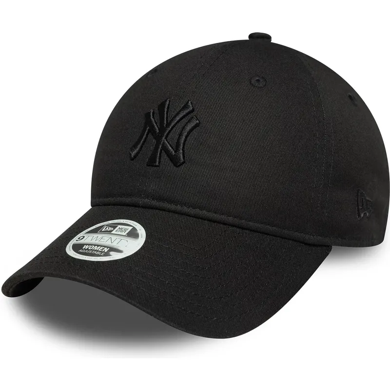 petten-gebogen-zwart-verstelbaar-9twenty-bow-back-van-new-york-yankees-mlb-van-new-era petten-gebogen-zwart-verstelbaar-9twenty-bow-back-van-new-york-yankees-mlb-van-new-era