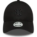 petten-gebogen-zwart-verstelbaar-9twenty-bow-back-van-new-york-yankees-mlb-van-new-era