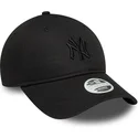 petten-gebogen-zwart-verstelbaar-9twenty-bow-back-van-new-york-yankees-mlb-van-new-era