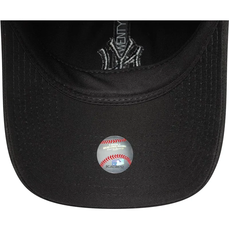 petten-gebogen-zwart-verstelbaar-9twenty-bow-back-van-new-york-yankees-mlb-van-new-era petten-gebogen-zwart-verstelbaar-9twenty-bow-back-van-new-york-yankees-mlb-van-new-era