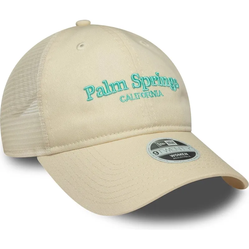 petten-gebogen-beige-verstelbaar-9twenty-city-van-palm-springs-steden-en-stranden-van-new-era