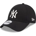 petten-gebogen-zwart-verstelbaar-9forty-metallic-van-new-york-yankees-mlb-van-new-era