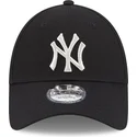 petten-gebogen-zwart-verstelbaar-9forty-metallic-van-new-york-yankees-mlb-van-new-era