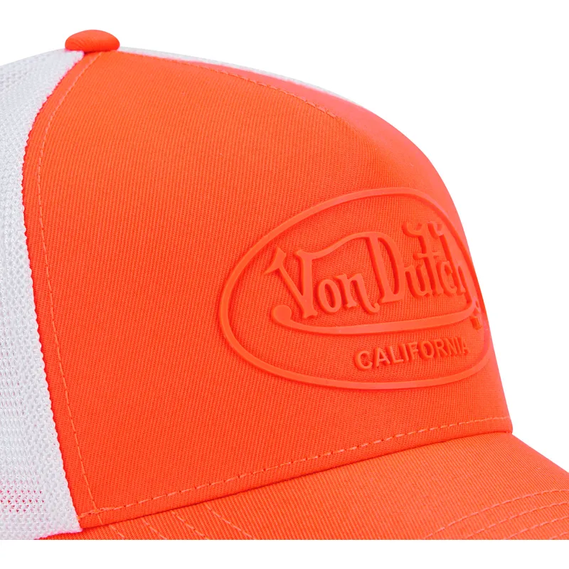 petten-gebogen-oranje-snapback-fluo04-van-von-dutch