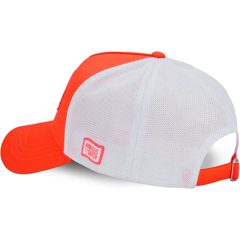 petten-gebogen-oranje-snapback-fluo04-van-von-dutch