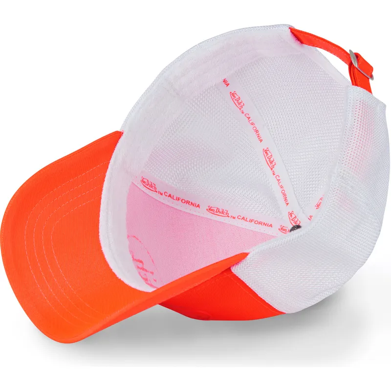 petten-gebogen-oranje-snapback-fluo04-van-von-dutch