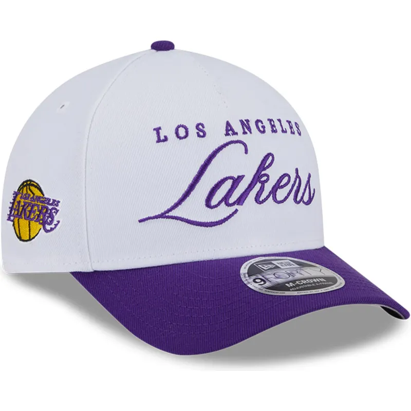 petten-gebogen-paars-snapback-9forty-m-crown-draft-2025-van-los-angeles-lakers-nba-van-new-era