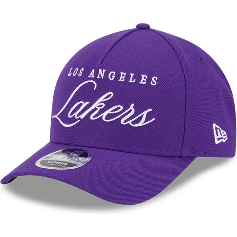 petten-gebogen-paars-snapback-9forty-m-crown-draft-2025-van-los-angeles-lakers-nba-van-new-era