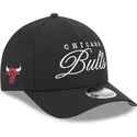 petten-gebogen-zwart-snapback-9forty-m-crown-draft-2025-van-chicago-bulls-nba-van-new-era