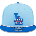 petten-plat-blauw-snapback-9fifty-4th-july-van-los-angeles-dodgers-mlb-van-new-era