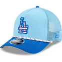 petten-gebogen-blauw-snapback-9forty-m-crown-a-frame-4th-july-van-los-angeles-dodgers-mlb-van-new-era