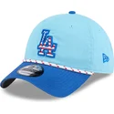 petten-gebogen-blauw-verstelbaar-9twenty-4th-july-van-los-angeles-dodgers-mlb-van-new-era