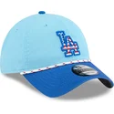 petten-gebogen-blauw-verstelbaar-9twenty-4th-july-van-los-angeles-dodgers-mlb-van-new-era
