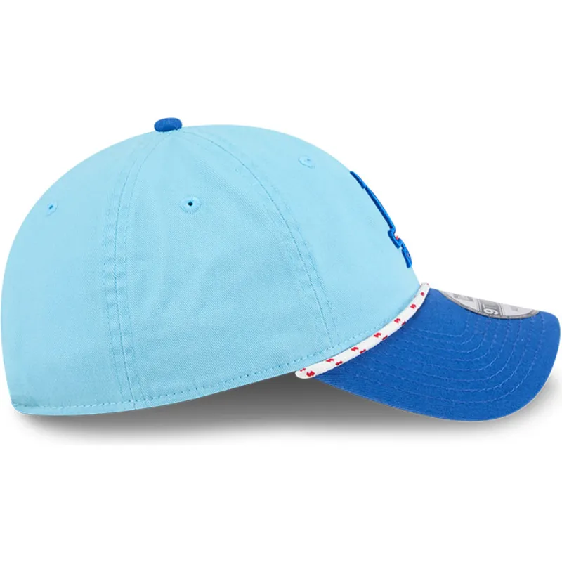 petten-gebogen-blauw-verstelbaar-9twenty-4th-july-van-los-angeles-dodgers-mlb-van-new-era