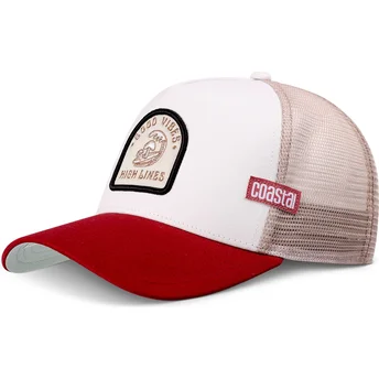 Petten gebogen beige snapback High Lines HFT van Coastal