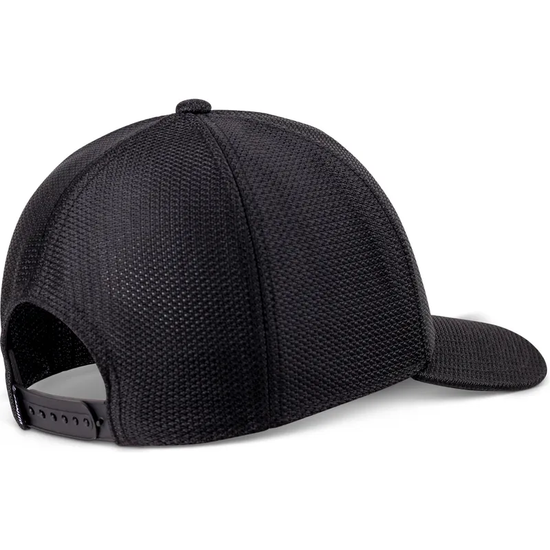 petten-gebogen-zwart-snapback-mountain-hft-perfo-van-djinns