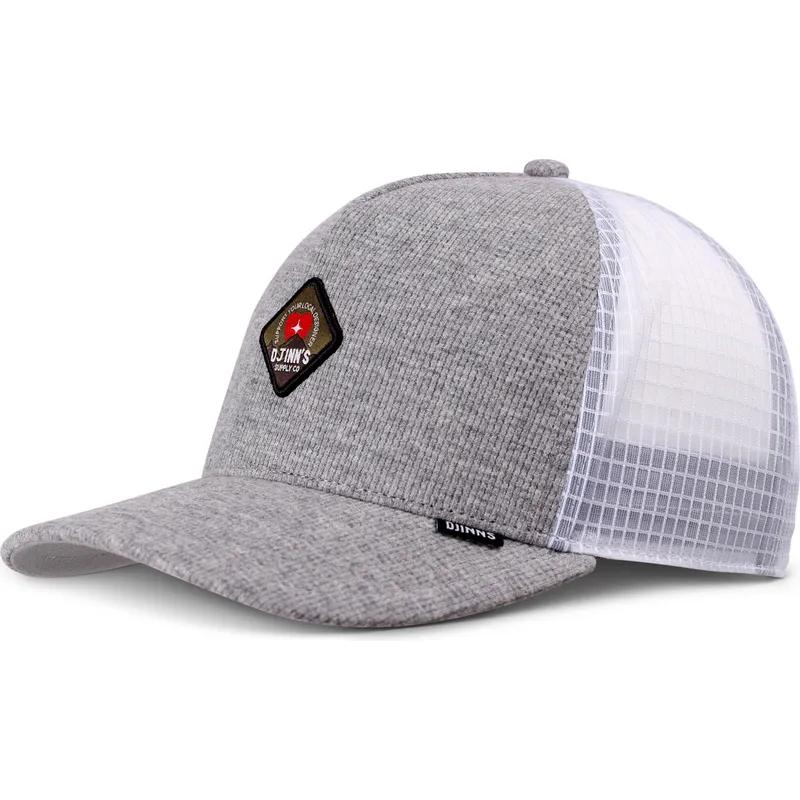 petten-gebogen-grijs-snapback-mountain-hft-waffle-van-djinns