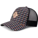 petten-gebogen-meerkleurig-snapback-hft-colour-triangle-van-djinns