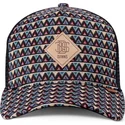 petten-gebogen-meerkleurig-snapback-hft-colour-triangle-van-djinns