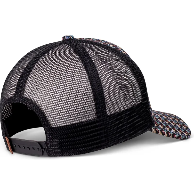 petten-gebogen-meerkleurig-snapback-hft-colour-triangle-van-djinns