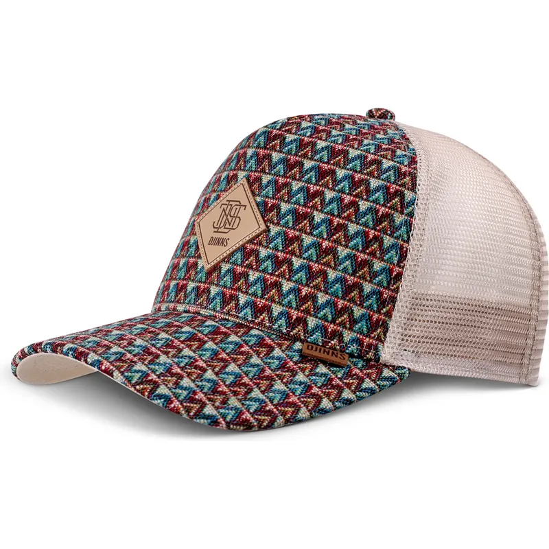 petten-gebogen-beige-snapback-hft-colour-triangle-van-djinns
