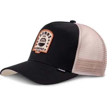 Petten gebogen zwart snapback HFT Lazy Sunday van Djinns