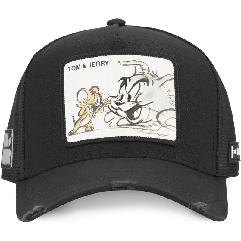petten-gebogen-zwart-snapback-taj-pct-tom-en-jerry-looney-tunes-van-capslab petten-gebogen-zwart-snapback-taj-pct-tom-en-jerry-looney-tunes-van-capslab