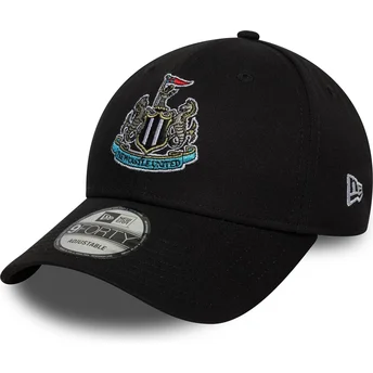 Petten gebogen zwart verstelbaar 9FORTY Core van Newcastle United Football Club Premier League van New Era